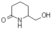 6-Hydroxymethylpiperidin-2-one molecular structure (CAS 174419-15-9)