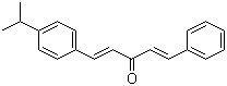 (E,E)-1-[4-(1-Methylethyl)phenyl]-5-phenyl-1,4-pentadien-3-one molecular structure (CAS 174493-20-0)
