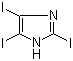 2,4,5-三碘咪唑分子结构 (CAS 1746-25-4)