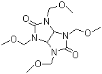 结构式 CAS# 17464-88-9, 四甲氧甲基甘脲