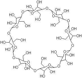 gamma-环糊精分子结构 (CAS 17465-86-0)