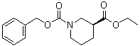 (S)-1,3-Piperidinedicarboxylic acid 3-ethyl 1-(phenylmethyl) ester molecular structure (CAS 174699-11-7)