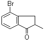 4-Bromo-2-methyl-1-indanone molecular structure (CAS 174702-59-1)