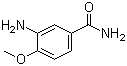 structure of CAS# 17481-27-5, 3-Amino-4-methoxybenzamide;3-Amino-p-anisamide