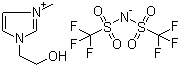1-(2-Hydroxyethyl)-3-methylimidazolium bis(trifluoromethanesulfonyl)imide molecular structure (CAS 174899-86-6)