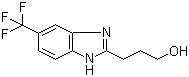 2-(3-羟基丙基)-5-(三氟甲基)苯并咪唑分子结构 (CAS 175135-15-6)
