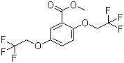 Methyl 2,5-bis(2,2,2-trifluoroethoxy)benzoate molecular structure (CAS 175204-89-4)