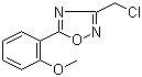 3-(Chloromethyl)-5-(2-methoxyphenyl)-1,2,4-oxadiazole molecular structure (CAS 175205-61-5)