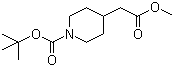 Methyl 1-N-Boc-4-piperidineacetate molecular structure (CAS 175213-46-4)