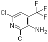 2,6-二氯-4-(三氟甲基)-3-吡啶胺分子结构 (CAS 175277-67-5)