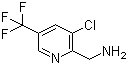 2-Aminomethyl-3-chloro-5-(trifluoromethyl)pyridine molecular structure (CAS 175277-74-4)