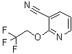 2-(2,2,2-三氟乙氧基)-3-吡啶甲腈分子结构 (CAS 175277-89-1)