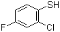 structure of CAS# 175277-99-3, 2-Chloro-4-fluorothiophenol