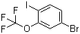结构式 CAS# 175278-12-3, 4-溴-2-三氟甲氧基碘苯