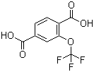2-(三氟甲氧基)对苯二甲酸分子结构 (CAS 175278-21-4)