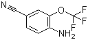 4-氨基-3-三氟甲氧基苯腈分子结构 (CAS 175278-23-6)