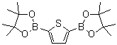 噻吩-2,5-二硼酸二(频哪醇)酯分子结构 (CAS 175361-81-6)