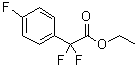 结构式 CAS# 175543-23-4, 2-(4-氟苯基)-2,2-二氟乙酸乙酯