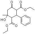 2,4-Dicarbethoxy-5-hydroxy-5-methyl-3-phenylcyclohexanone molecular structure (CAS 17572-39-3)
