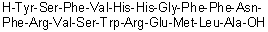 Peptide 8 (synthetic combinatorial library-derived cyclin-dependent kinase 2-binding) molecular structure (CAS 175799-54-9)