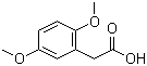 结构式 CAS# 1758-25-4, 2,5-二甲氧基苯基乙酸