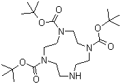 1,4,7-Tri-Boc-1,4,7,10-tetraazacyclododecane molecular structure (CAS 175854-39-4)