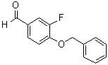 3-Fluoro-4-benzyloxybenzaldehyde molecular structure (CAS 175968-61-3)