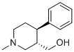 [(3S,4R)-1-Methyl-4-phenyl-3-piperidinyl]methanol molecular structure (CAS 176022-03-0)