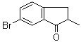 6-Bromo-2-methylindan-1-one molecular structure (CAS 176088-59-8)