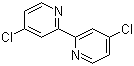 4,4'-二氯-2,2'-联吡啶分子结构 (CAS 1762-41-0)
