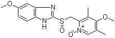 Omeprazole N-oxide molecular structure (CAS 176219-04-8)