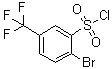 结构式 CAS# 176225-08-4, 2-溴-5-(三氟甲基)苯磺酰氯