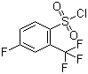 4-Fluoro-2-(trifluoromethyl)benzenesulfonyl chloride molecular structure (CAS 176225-09-5)