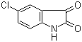 structure of CAS# 17630-76-1, 5-Chloroisatin;5-Chloro-1H-indole-2,3-dione