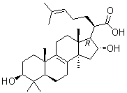 16alpha-Hydroxytrametenolic acid molecular structure (CAS 176390-68-4)