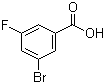 结构式 CAS# 176548-70-2, 3-溴-5-氟苯甲酸