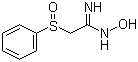 2-(Phenylsulfinyl)acetamidoxime molecular structure (CAS 17665-59-7)