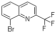 8-Bromo-2-(trifluoromethyl)quinoline molecular structure (CAS 176722-63-7)