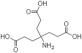 Aminomethanetrispropionic acid molecular structure (CAS 176738-98-0)
