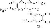 4-Aminophenyl beta-D-lactopyranoside molecular structure (CAS 17691-02-0)