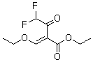 2-Ethoxymethylene-4,4-difluoroacetoacetic acid ethyl ester molecular structure (CAS 176969-33-8)