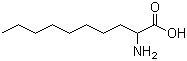 结构式 CAS# 17702-88-4, 2-氨基癸酸