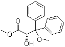 结构式 CAS# 177036-78-1, (S)-2-羟基-3-甲氧基-3,3-二苯基丙酸甲酯