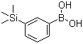 3-(Trimethylsilyl)phenylboronic acid molecular structure (CAS 177171-16-3)
