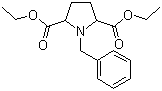 structure of CAS# 17740-40-8, Diethyl 1-benzylpyrrolidine-2,5-dicarboxylate