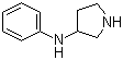 N-苯基吡咯烷-3-胺分子结构 (CAS 17741-13-8)