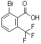 2-Bromo-6-(trifluoromethyl)benzoic acid molecular structure (CAS 177420-64-3)