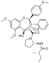Aglaine C分子结构 (CAS 177468-85-8)