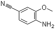3-Methoxy-4-aminobenzonitrile molecular structure (CAS 177476-76-5)