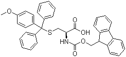 Fmoc-S-(4-Methoxytrityl)-L-cysteine molecular structure (CAS 177582-21-7)